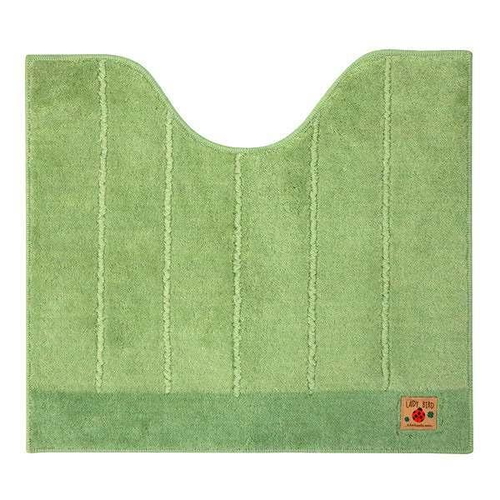 トイレマット 55×60cm レギュラー シャンフル 北欧 グリーン画像