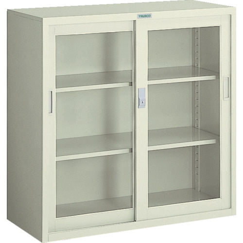 耐薬品保管庫 ｶﾞﾗｽ引違型 880×400×H880 1台