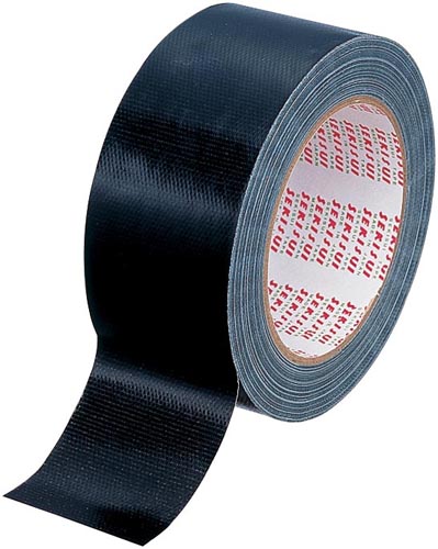 カラー布テープ　Ｎｏ．６００Ｖ　黒　３０巻画像