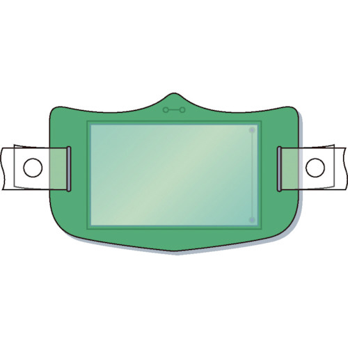 e帽章 透明ﾎﾟｹｯﾄ付き 緑 ﾍﾙﾒｯﾄ用樹脂ﾊﾞﾝﾄﾞ付 1枚画像