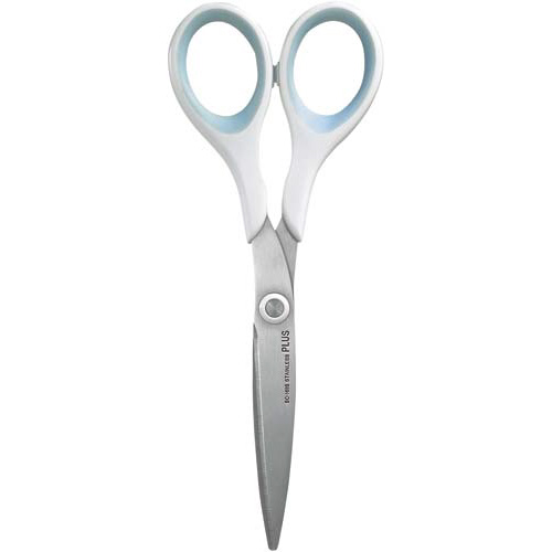 フィットカットスリムスタイル　ホワイト／ブルー３本画像