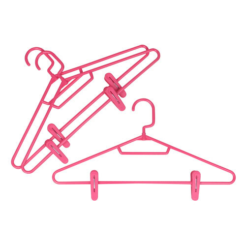 ｽﾏｰﾄﾊﾝｶﾞｰｸﾘｯﾌﾟ付 ﾋﾟﾝｸ 1ﾊﾟｯｸ(3本)画像