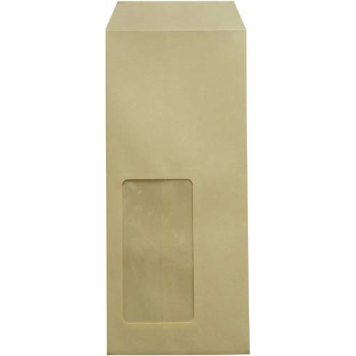 窓付封筒　長４　＃１１　枠無　クラフト画像