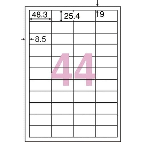 ｎａｎａラベル　シンプルパック　４４面　５００枚画像