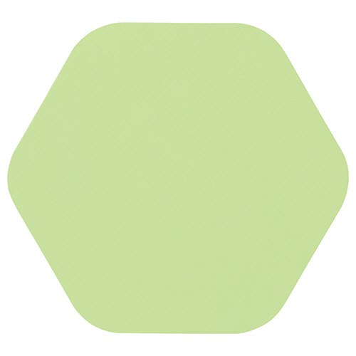 六角ﾏｸﾞﾈｯﾄｼｰﾄ 単色ﾊﾟｯｸ ｸﾞﾘｰﾝ 1ﾊﾟｯｸ(10枚)