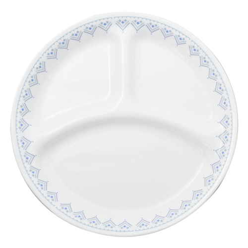 ランチプレート 26cm CORELLE コレール 強化ガラス パッチワーク画像