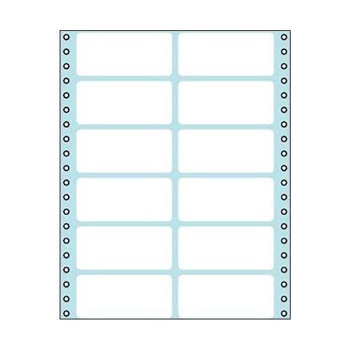 連続伝票用紙(ﾀｯｸﾌｫｰﾑ) 横8×縦10ｲﾝﾁ(203.2×254.0mm)12片 1ﾊﾟｯｸ(100ｼｰﾄ)画像