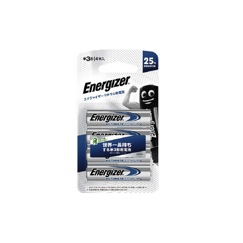 リチウム乾電池　単３形　ＬＡＡ４ＰＫＪＰ　４本入画像