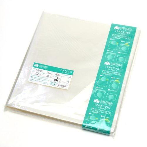 テープ有 OPP袋 32-7367 マルチフクロ T-38-60 100枚入 ササガワ画像