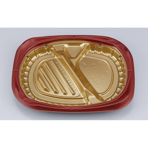 シーピー化成 弁当容器 CBFまろん7-2 GR 本体画像