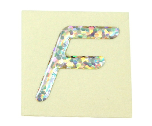 ホログラム文字 F