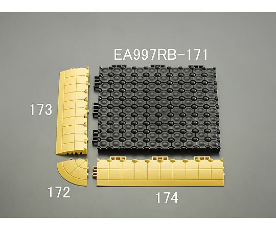 75x300mm [EA997RB-171用]中ふち(雄) 円形のフチパーツが平らに置かれ、表面に滑らかな仕上がりが見える状態