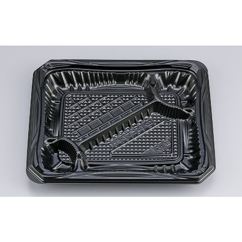 シーピー化成 弁当容器 CZラプレ8-1 BS黒 本体画像