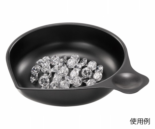 宝石・貴金属・微小部品測定用専用皿 黒色 1セット（2個入）画像