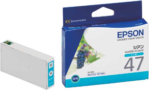 純正インク　ＩＣＣ４７　シアン画像