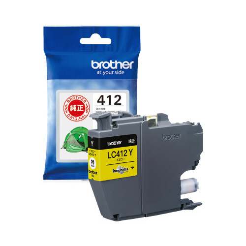 純正インク　ＬＣ４１２Ｙ　イエロー画像