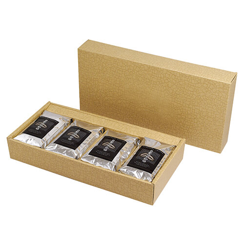 アルミ袋ギフト箱　４ヶ入　クラフト画像