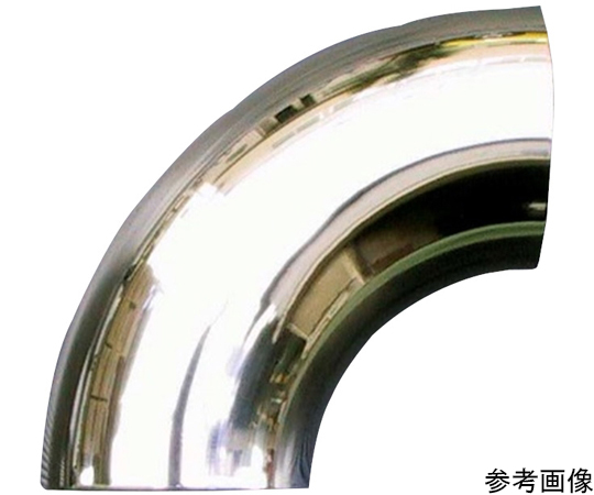 エルボ（ステンレス製・SUS304/#600研磨仕上）90度　76.3mm画像