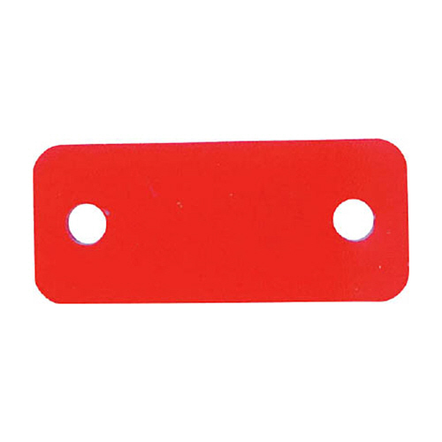 靴用ﾈｰﾑﾌﾟﾚｰﾄ 赤 1ﾊﾟｯｸ(10枚)画像