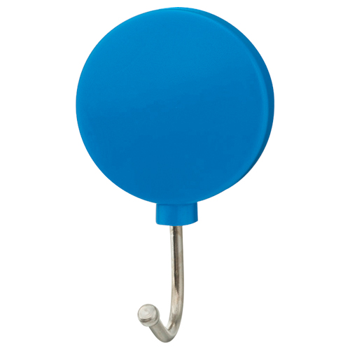 ｶﾗｰﾏｸﾞﾈｯﾄﾌｯｸ ｽｲﾝｸﾞ 耐荷重約1kg 青 1個画像