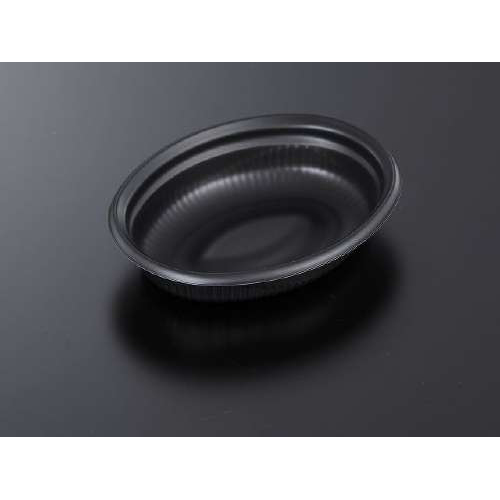 中央化学 カレー容器 SD ビストロ M24-18 BK 本体 発泡画像