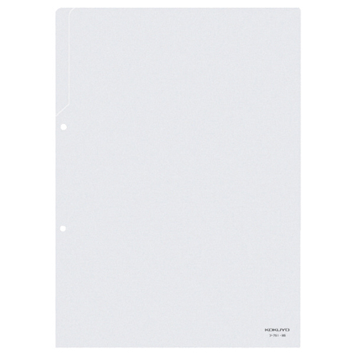 ｸﾘﾔｰﾎﾙﾀﾞｰ(2穴あき･透明) B5 1ｾｯﾄ(50枚)画像