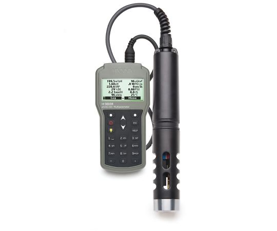 投げ込み式ポータブルpH/ORP/EC/DO計 10mケーブル