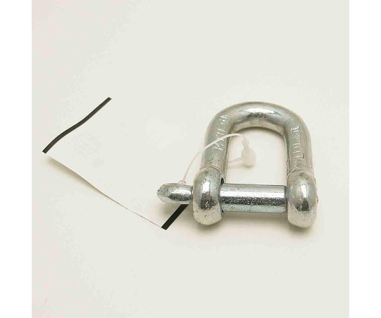 ネジシャックル　8mm ネジの溝がはっきりと見える状態で、金属の光沢が感じられる。