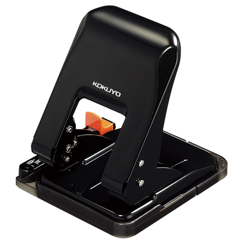 2穴ﾊﾟﾝﾁ ﾗｸｱｹ 37枚穿孔 黒 1台画像