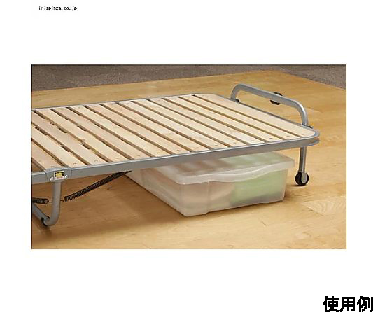460x950x165mm 収納ケース(薄型) 透明な収納ケースが横向きに並べられ、内部はスッキリと整頓されている様子。
