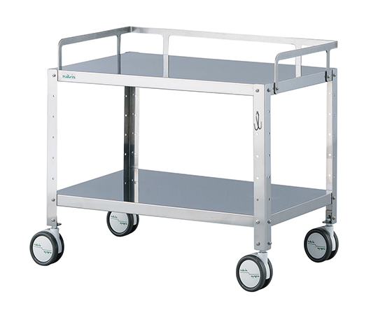 ミニカラフルステンワゴン（フック付き・低床タイプ）　レギュラー　シルバー（塗装無）画像