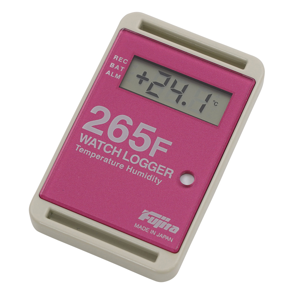 サンプル別個別温度管理ロガー　温湿度タイプ　赤画像