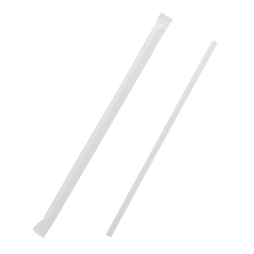 HEIKO ｽﾄﾚｰﾄｽﾄﾛｰ 6mm×21cm 単袋 ｸﾘｱ 1ｾｯﾄ(6000本:200本×30ﾊﾟｯｸ)画像