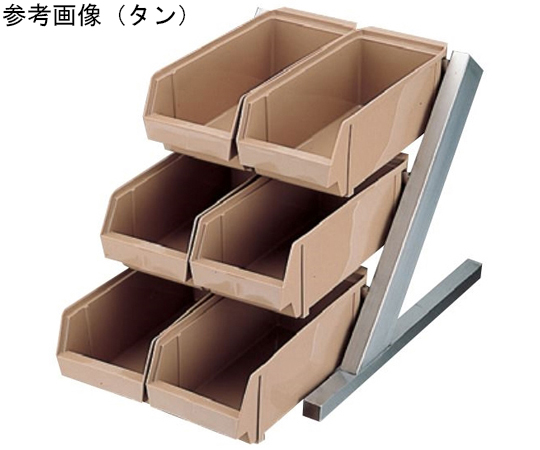 スギコ 18-8デラックスオーガナイザー 3段2列（6ヶ入）タン画像