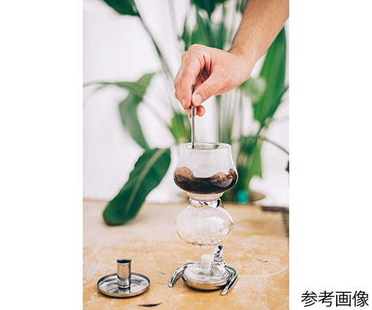 ミニフォン 白い背景に置かれたコンパクトなデザインの機器、表面に触覚のあるボタンが配置されている状態。