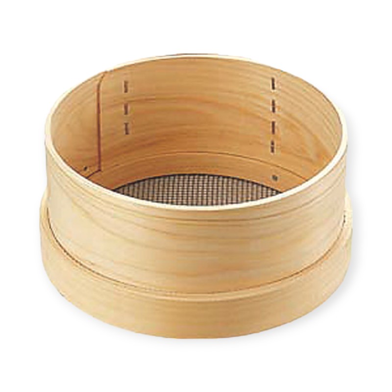調理用品 木枠ST張パン粉フルイ 9寸画像