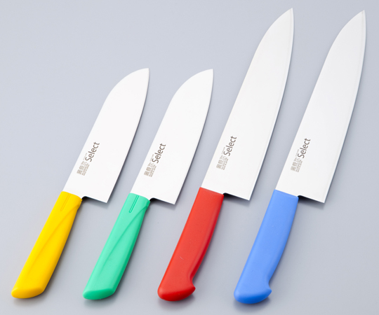 カラー包丁　三徳包丁　黄画像