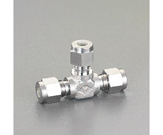 12mmx12mmx12mm ユニオン(T型/ｽﾃﾝﾚｽ製)画像