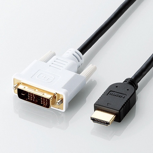 HDMI-DVI変換ケーブル　ブラック　1.0m　RoHS指令準拠(10物質)　1本