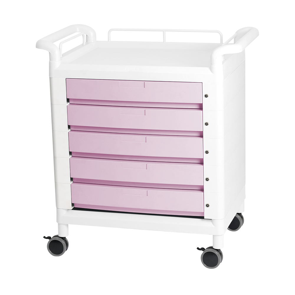 モバイルマルチカート 両側ハンドル ピンク