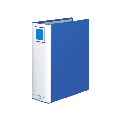 チューブファイル＜エコ＞青Ａ４縦背幅１０５ｍｍ