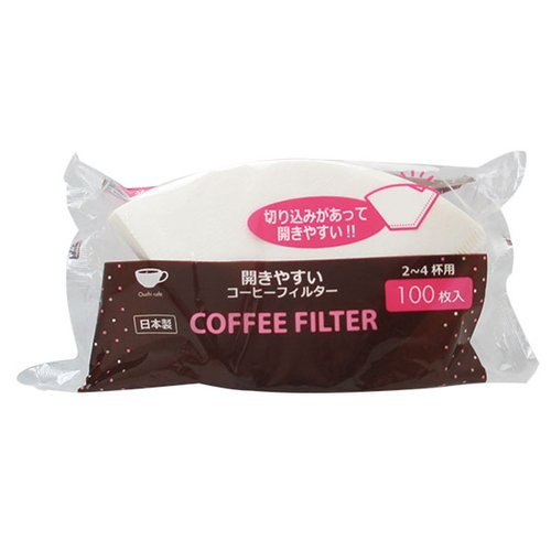 おうちカフェ コーヒーフィルター 白 100枚入 アートナップ [ケース販売]画像