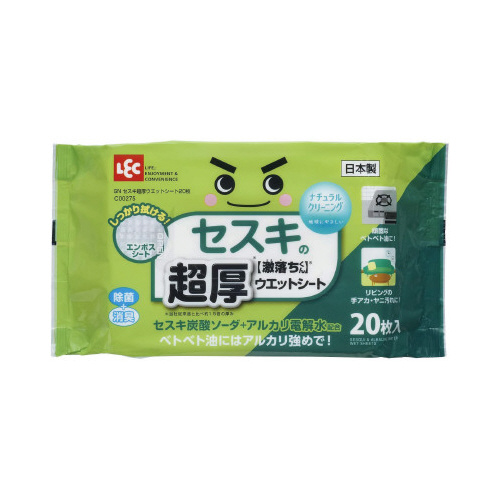 激落ちくん　セスキ超厚ウエットシート　２０枚画像