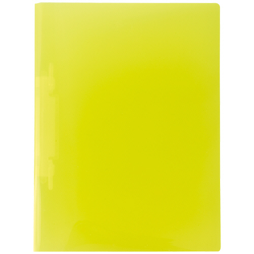 ﾙｰﾊﾟｰﾌｧｲﾙ(色透明表紙) A4ﾀﾃ 2穴 100枚収容 ｸﾘｽﾀﾙｲｴﾛｰ 1ﾊﾟｯｸ(5冊)画像