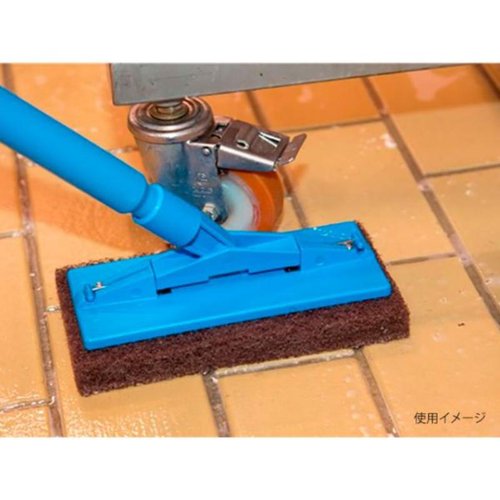 ブラシ パッド ハード ブラウン 5523 Vaikan(ヴァイカン) 柔らかなブラウン色のパッドが表向きに見える状態
