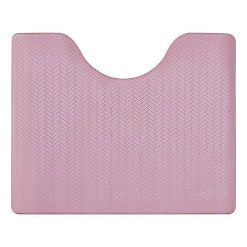 トイレマット 40×50cm ズボラトイレマット ミニサイズ PVC トイレ マット ピンク画像