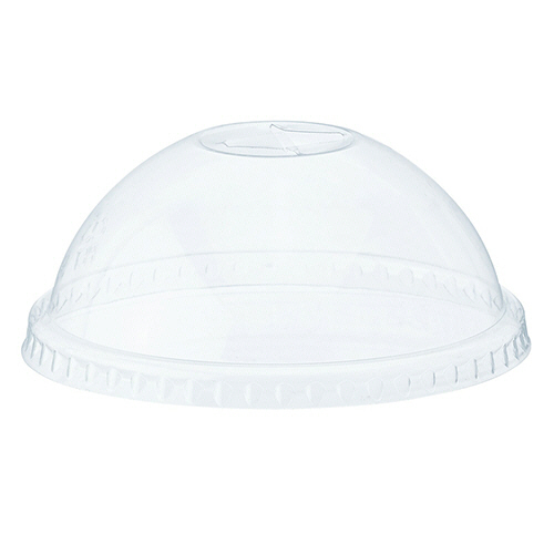 透明ｶｯﾌﾟ A-PET ﾄﾞｰﾑ蓋 口径92mm 穴なし 1ｾｯﾄ(1000個:50個×20ﾊﾟｯｸ)画像