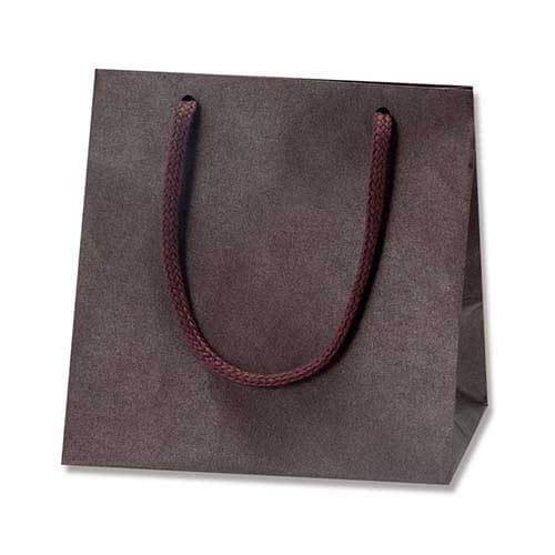 手提げ紙袋（ブラウン・アクリル紐・幅160×マチ110×高さ160mm）画像