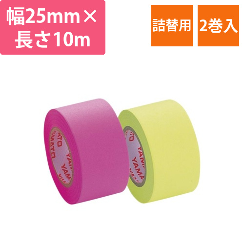 メモックロール詰替用　25mm幅　ローズ&レモン画像
