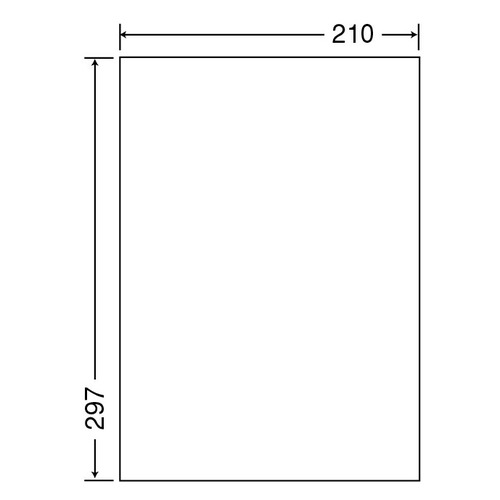 ﾅﾅｸﾘｴｲﾄ ｶﾗｰﾚｰｻﾞｰﾌﾟﾘﾝﾀ用耐水光沢紙ﾗﾍﾞﾙA4 ﾉｰｶｯﾄ 1箱(400ｼｰﾄ:80ｼｰﾄ×5冊)画像